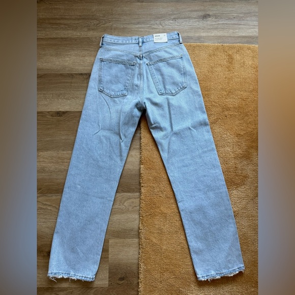 🦃NWT AGOLDE 90's Pinch Waist Jeans in Focus - Picture 8 of 9